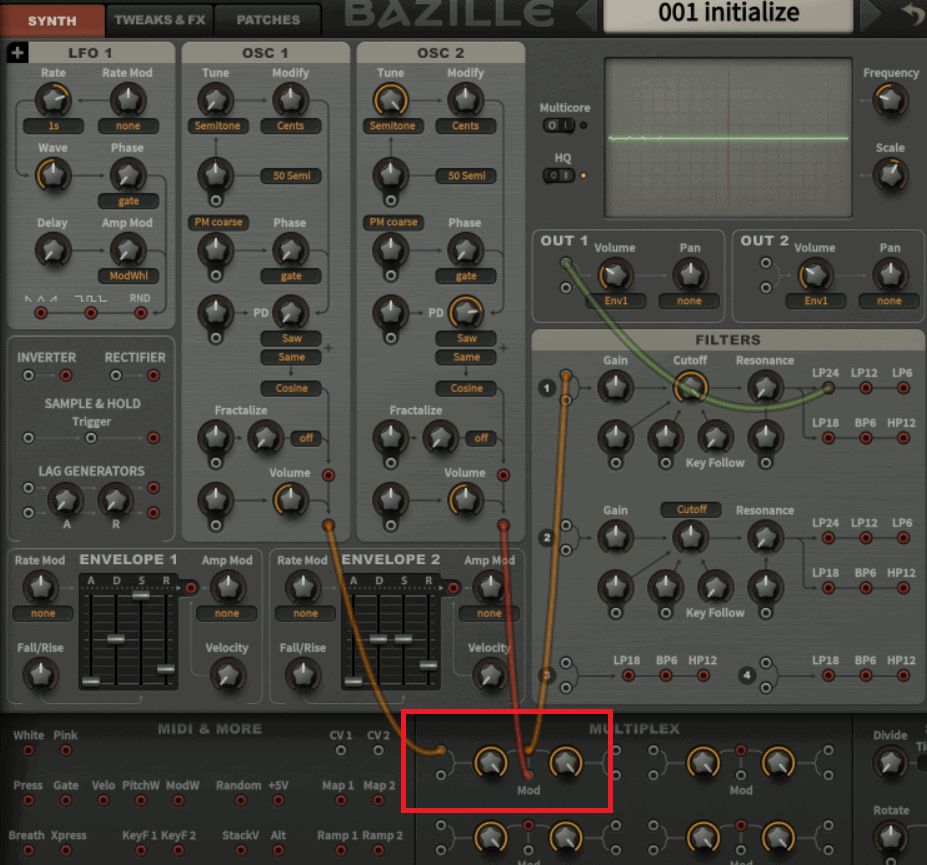 Multiplex ringmod - U-he Bazille Tutorial