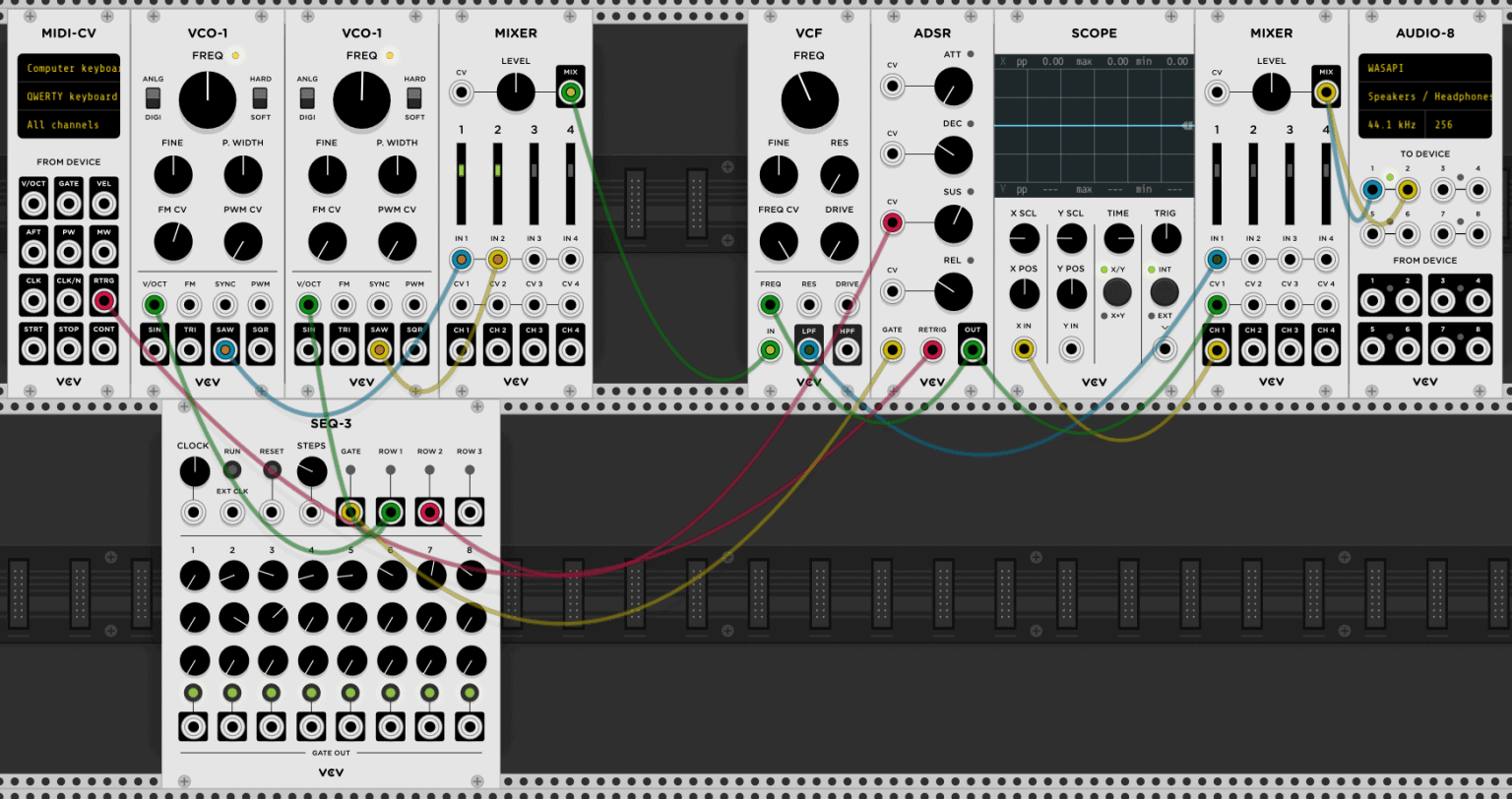 VCV Rack Tutorial Studio Brootle