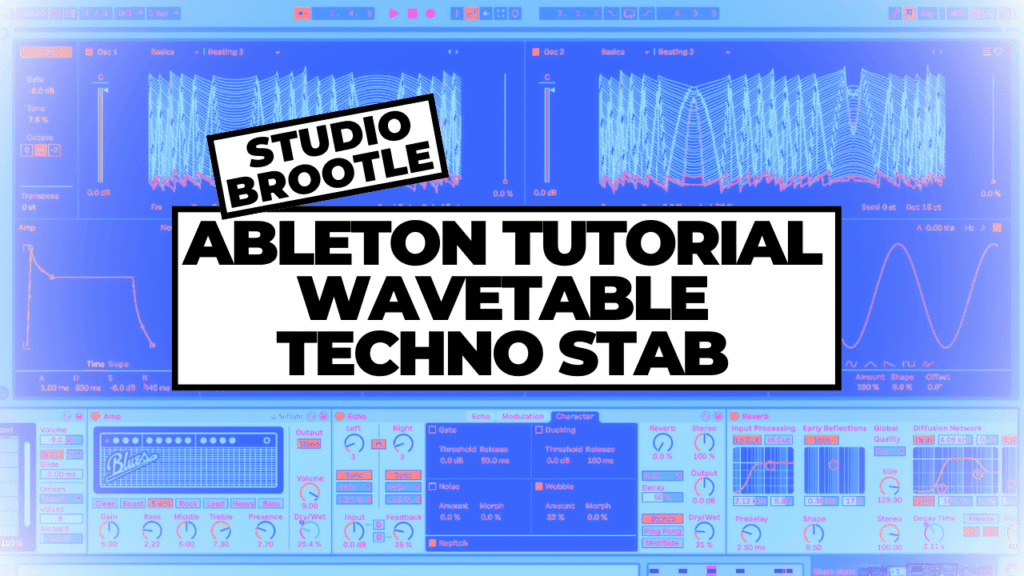 Ableton Wavetable Techno Stab (like Surgeon, Oscar Mulero, Birmingham techno)