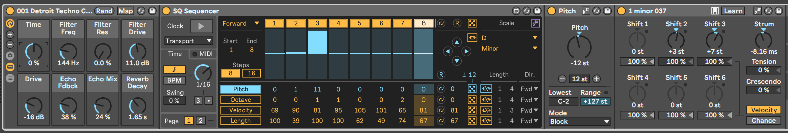 Detroit Techno Chord Sequences In Ableton - Studio Brootle