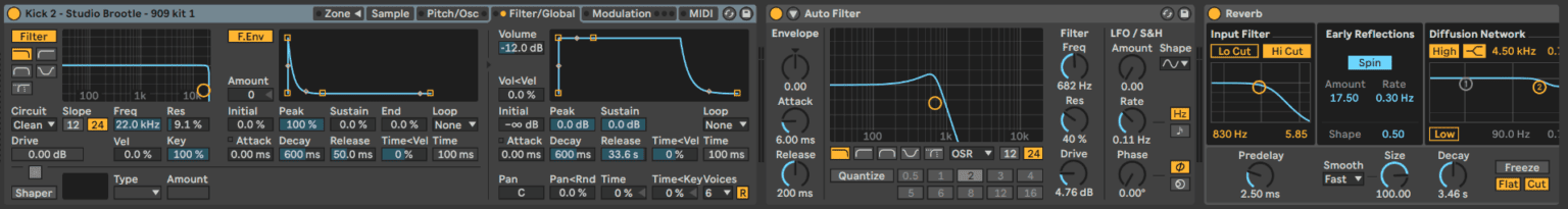 Making A Techno Rumble Kick In Ableton Live - step by step - Studio Brootle